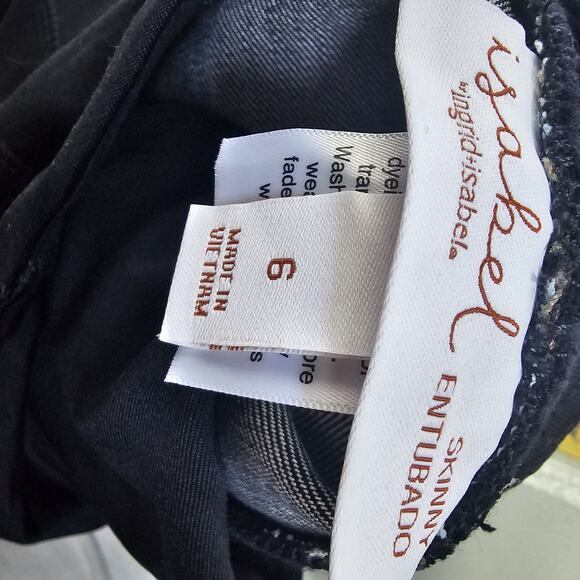 NWT Isabel Maternity Womens Jeans 6 Skinny Super Stretch Back Support 29 inseam - Picture 12 of 15